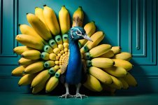 daily showcase - banana peacock.jpeg