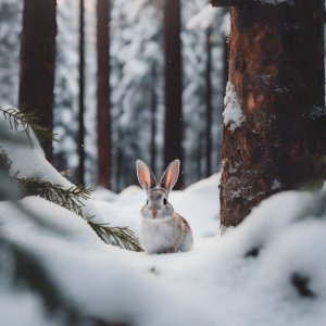 Зайчик прячется в снегу (2).jpg