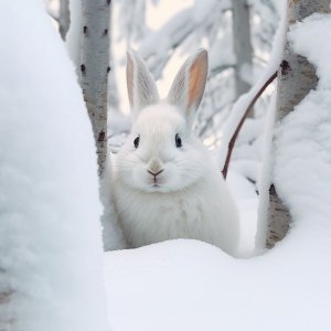 Зайчик прячется в снегу (6).jpg